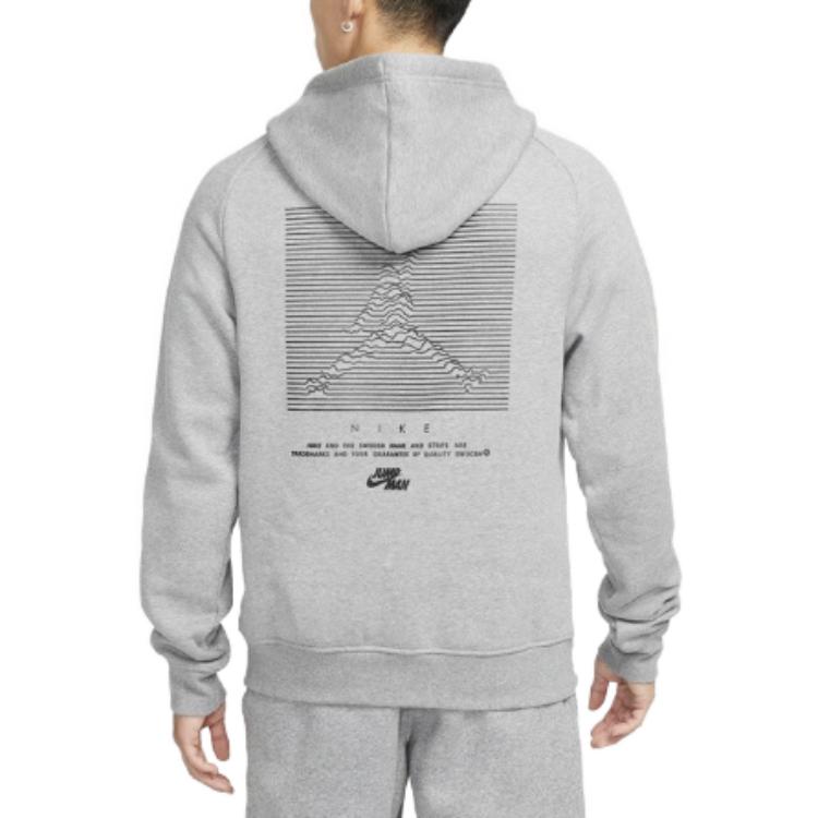 Куртка Nike AS M J JMPMN FLC PO CARBON HEATHER — фото 3