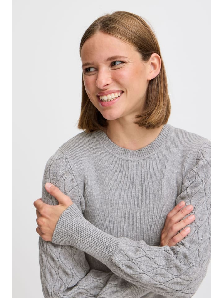 

B. young Платье А-силуэта BYNONINA, цвет средне-серый меланж