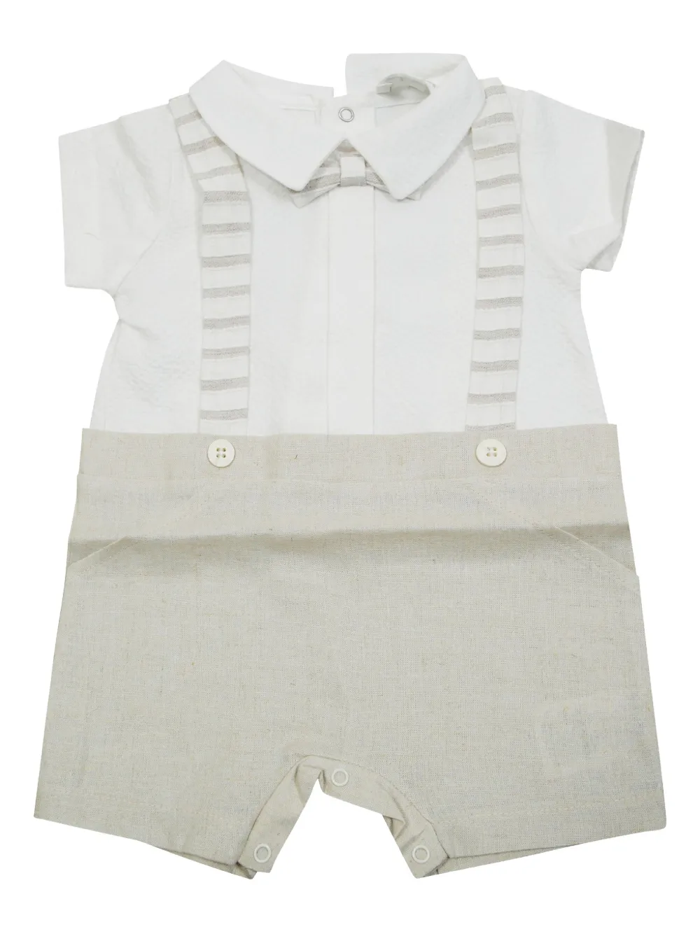 

Ромпер в полоску Lalalu, бежевый