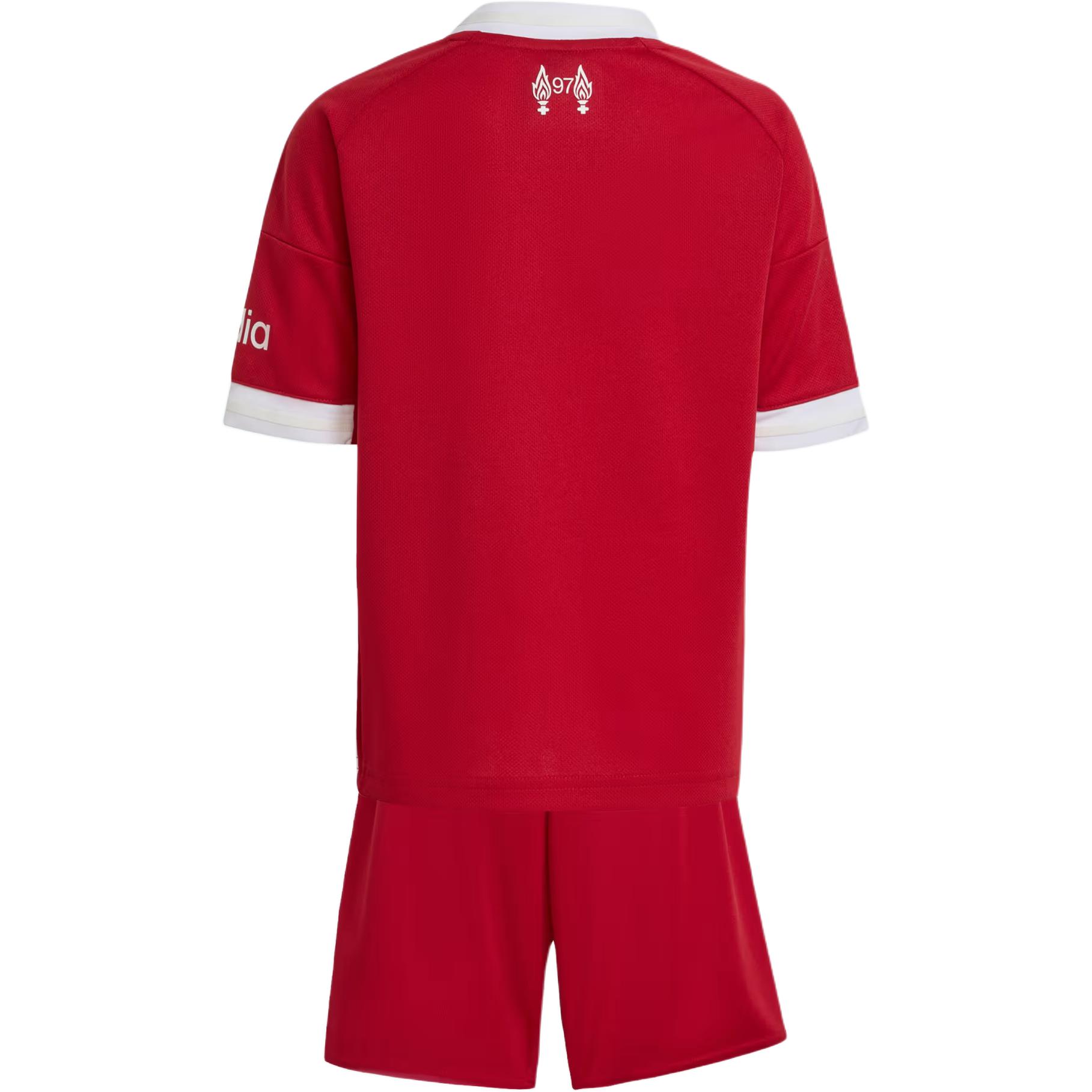 Детский набор Liverpool FC 25/26 домашняя мини-форма Adidas, красный — фото 2