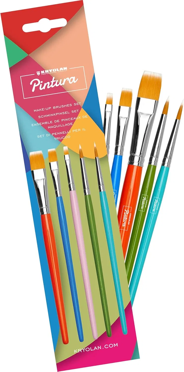 Набор веганских кистей «Pintura Brush Set» (5 шт.) от Kryolan Kryolan