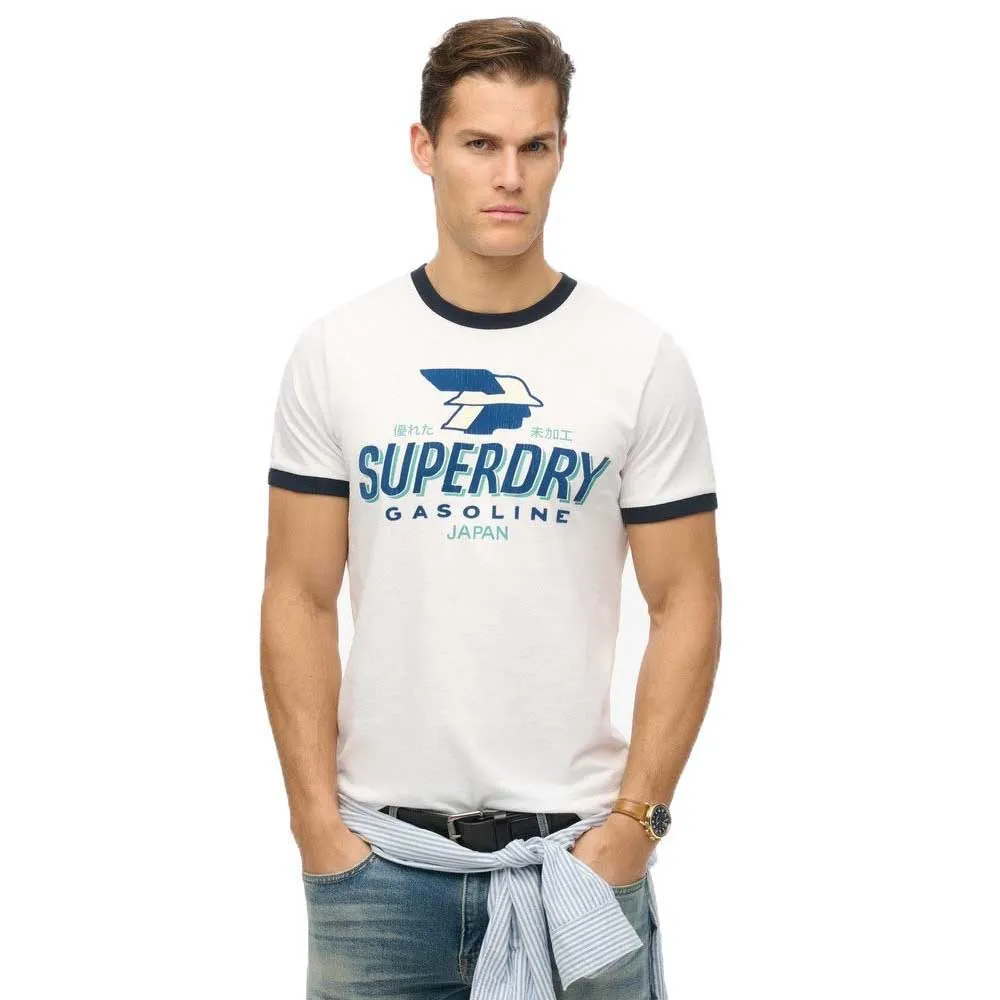 

Футболка с коротким рукавом Superdry Modern Industry Relaxed, белый