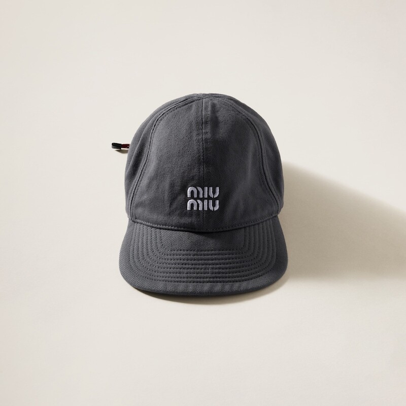 

Джинсовая бейсболка Miu Miu, бордовый