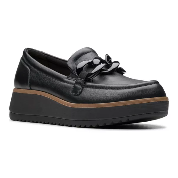 Женские кожаные слипоны Zylah May Clarks, цвет oxford