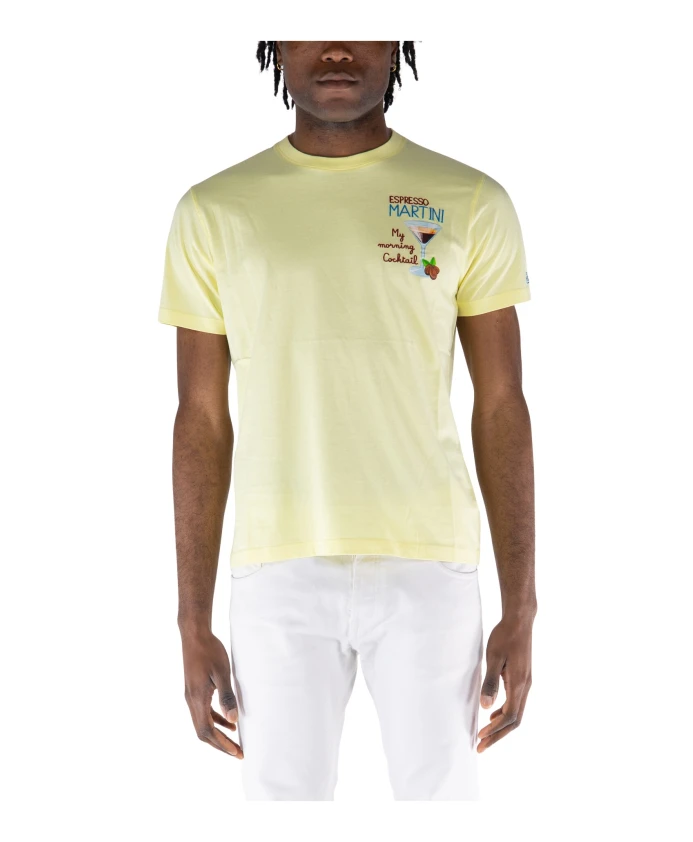 

Футболка с надписью «Эспрессо мартини» Mc2 Saint Barth, желтый
