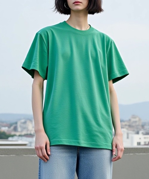 

Футболка с круглым вырезом и коротким рукавом, хлопок United Athle, дымчато-зеленый