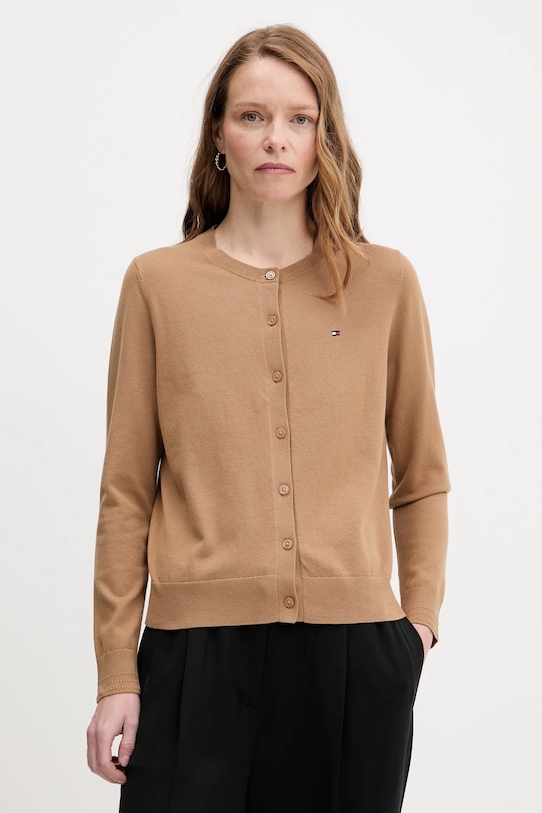 

Кардиган Tommy Hilfiger, коричневый
