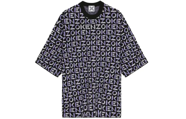 

Футболка мужская Kenzo, синий / фиолетовый
