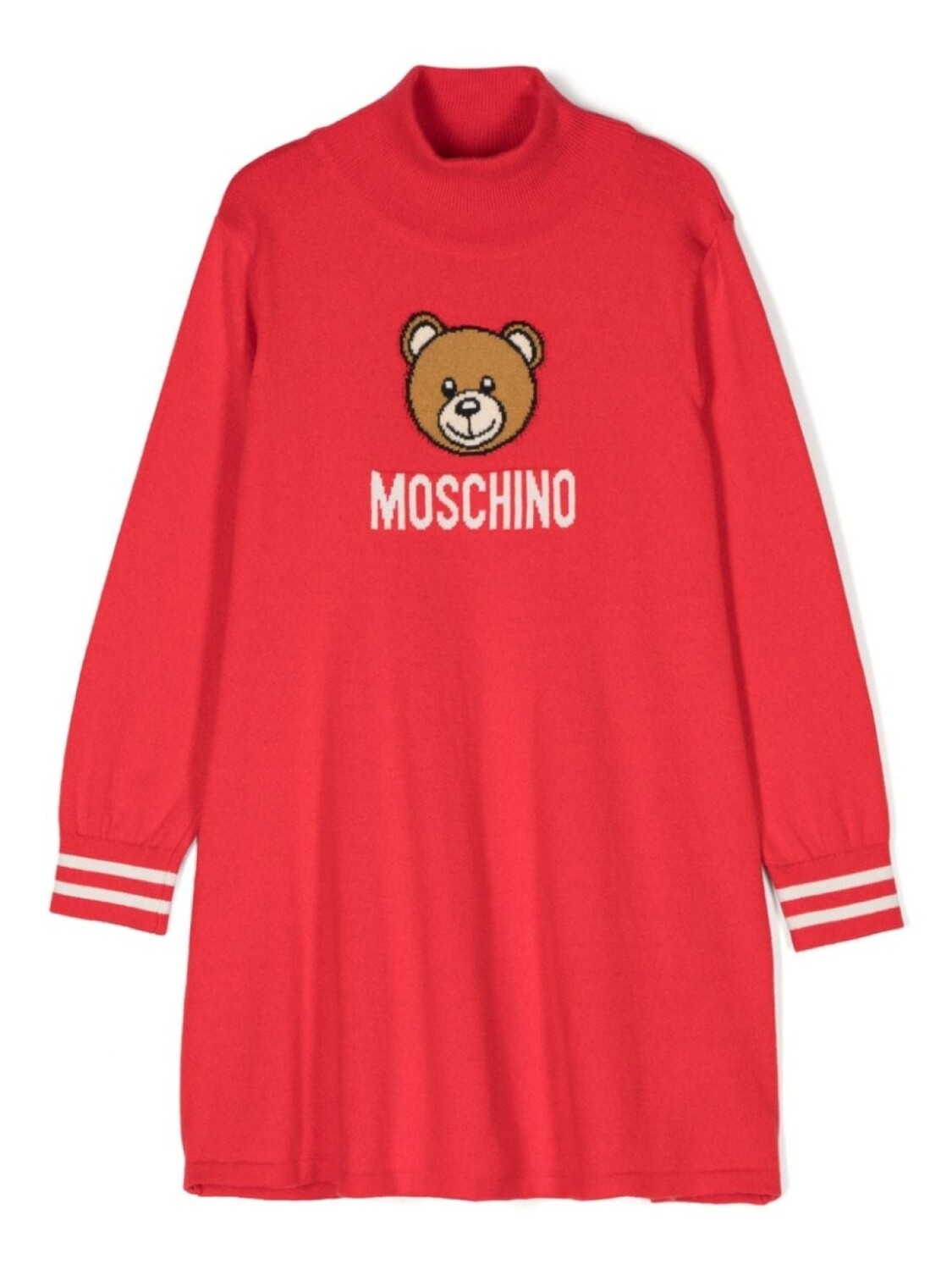 

Moschino Kids платье с мотивом «Медвежонок Тедди», красный