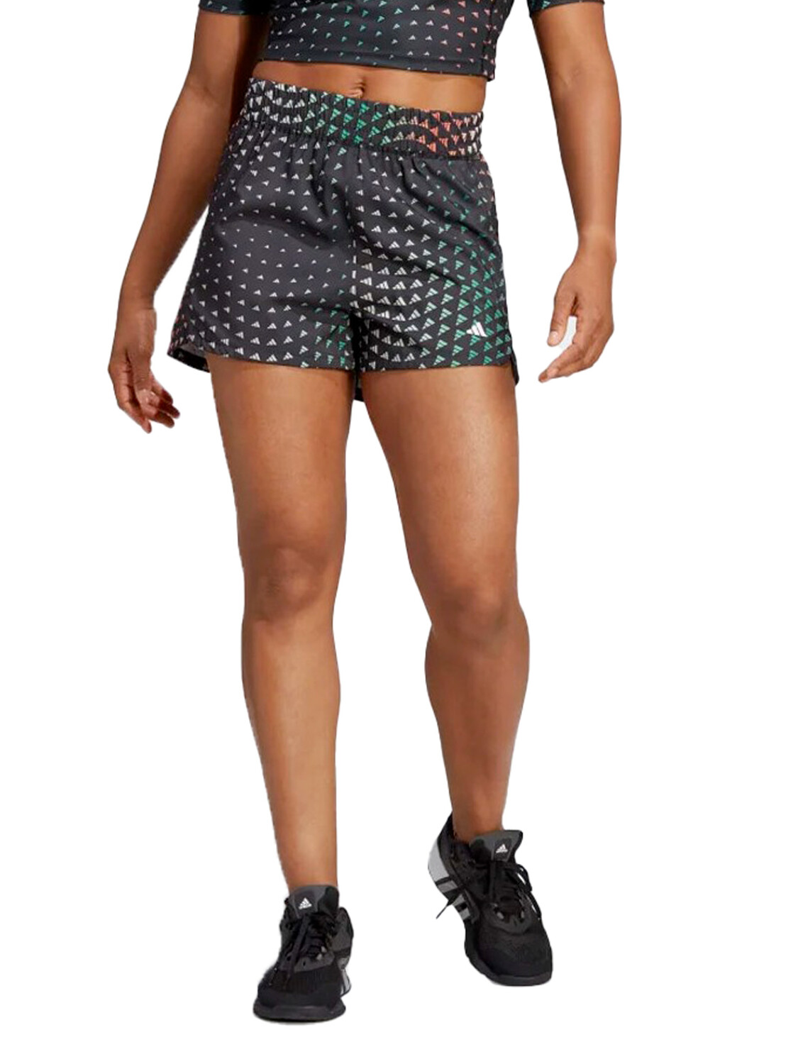 

Шорты pantaloncino love woven pacer Adidas, серый