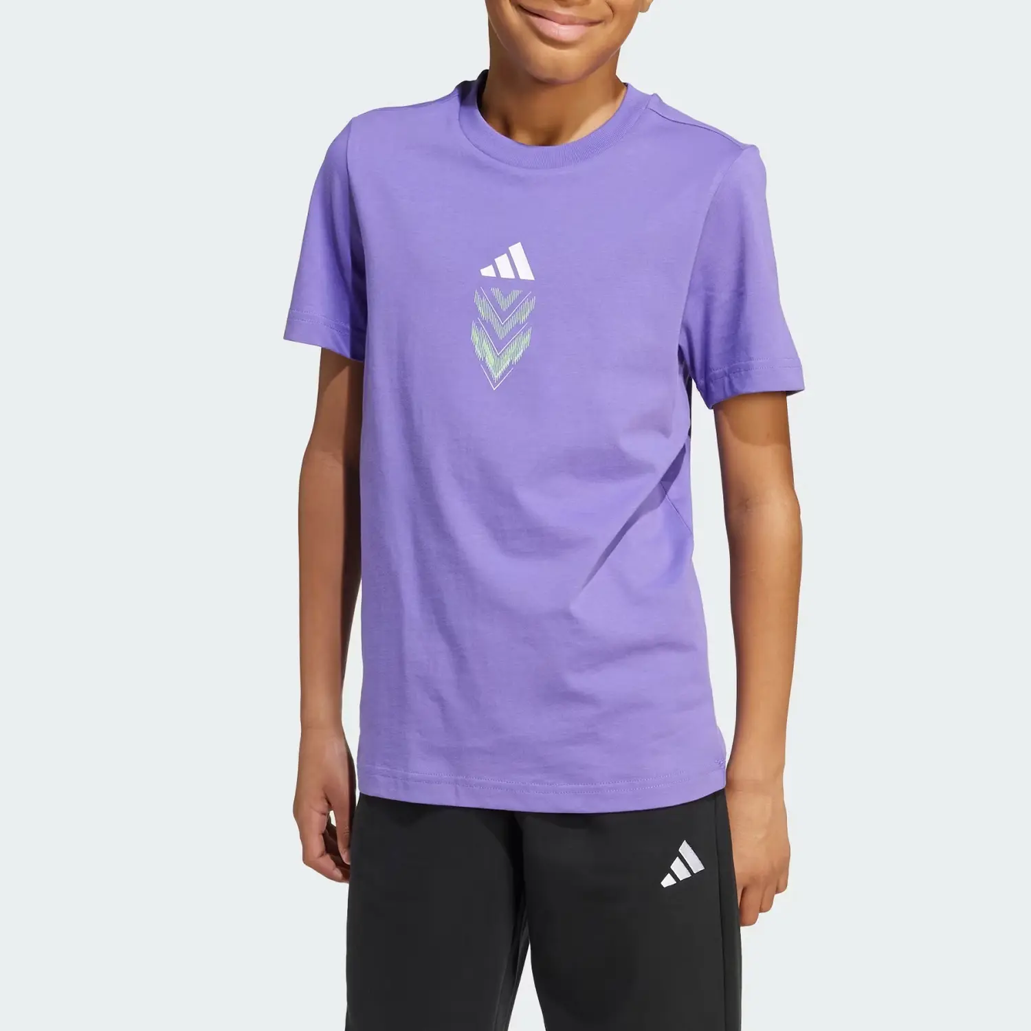 Футболка f50 series для подростков Adidas, фиолетовый — фото 3