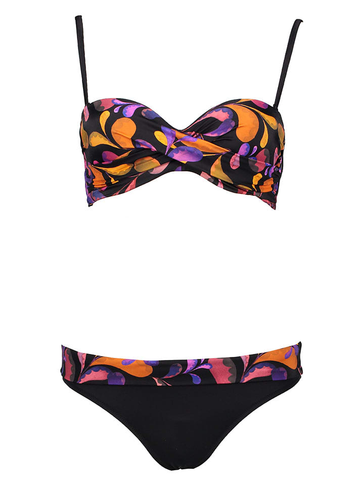 

Комплект бикини Vivance, цвет schwarz/orange/lila