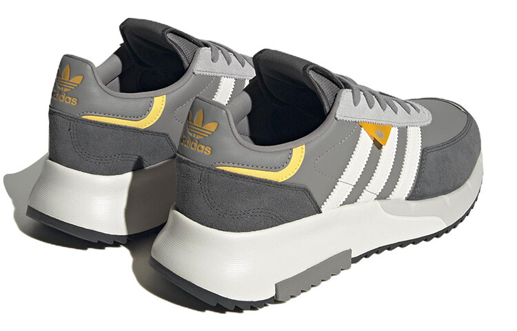 Кроссовки Adidas Originals Retropy F2 Lifestyle Unisex, серый/белый — фото 4
