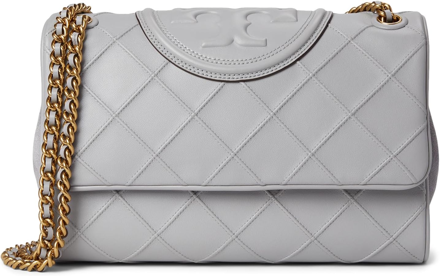 

Сумка через плечо Tory Burch Fleming Soft Convertible Shoulder Bag, цвет Bay Gray