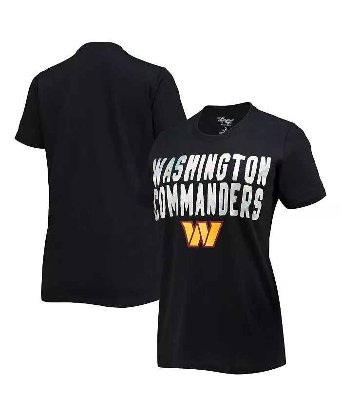 

Женская черная футболка Washington Commanders Endzone G-Iii 4Her By Carl Banks