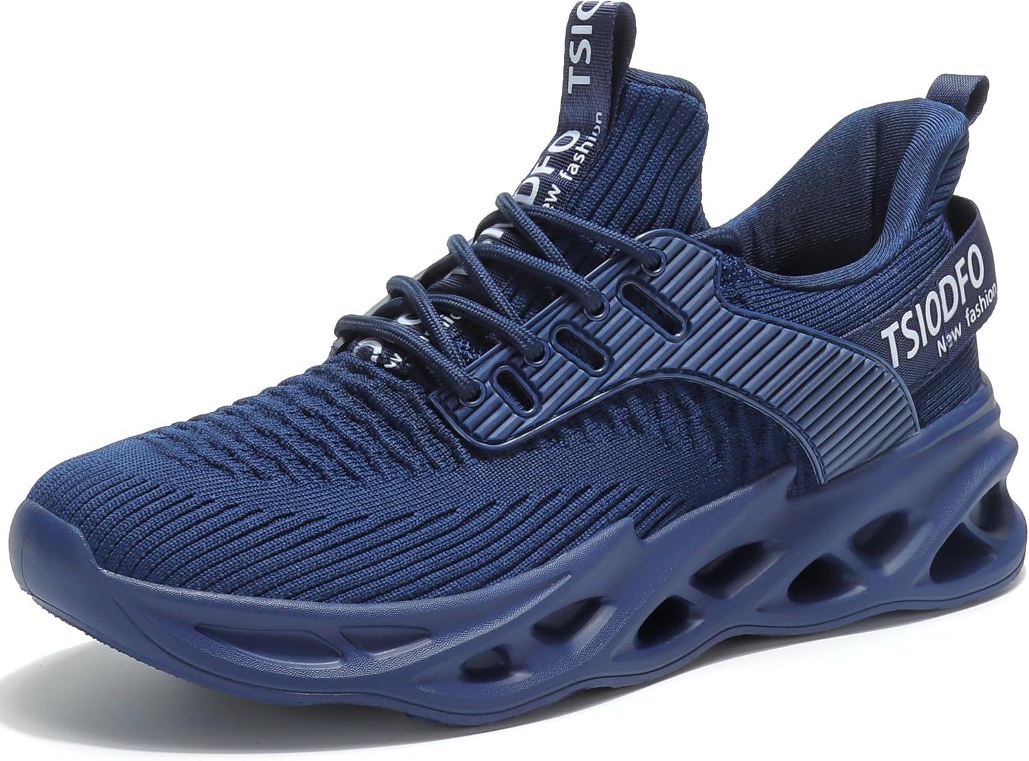 

Мужские слипоны TSIODFO, кроссовки для тенниса и прогулок, темно-синий
