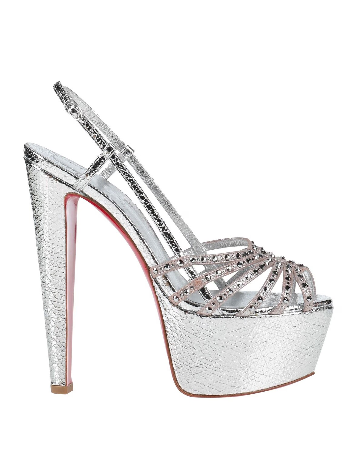 

Сандалии Christian Louboutin, серебро