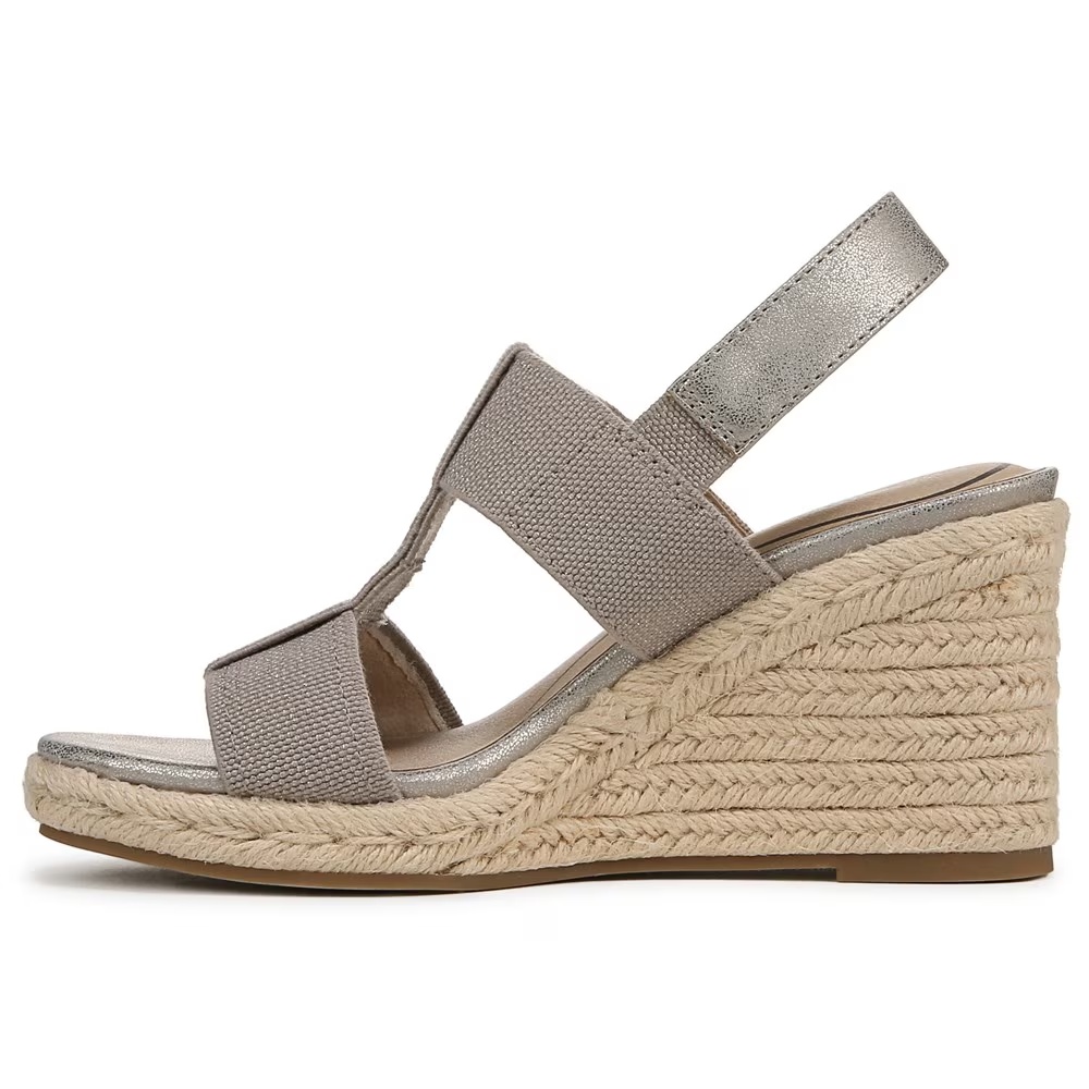 Туфли на танкетке Tallulah espadrille wedge sandal Lifestride, taupe faux leather — фото 4