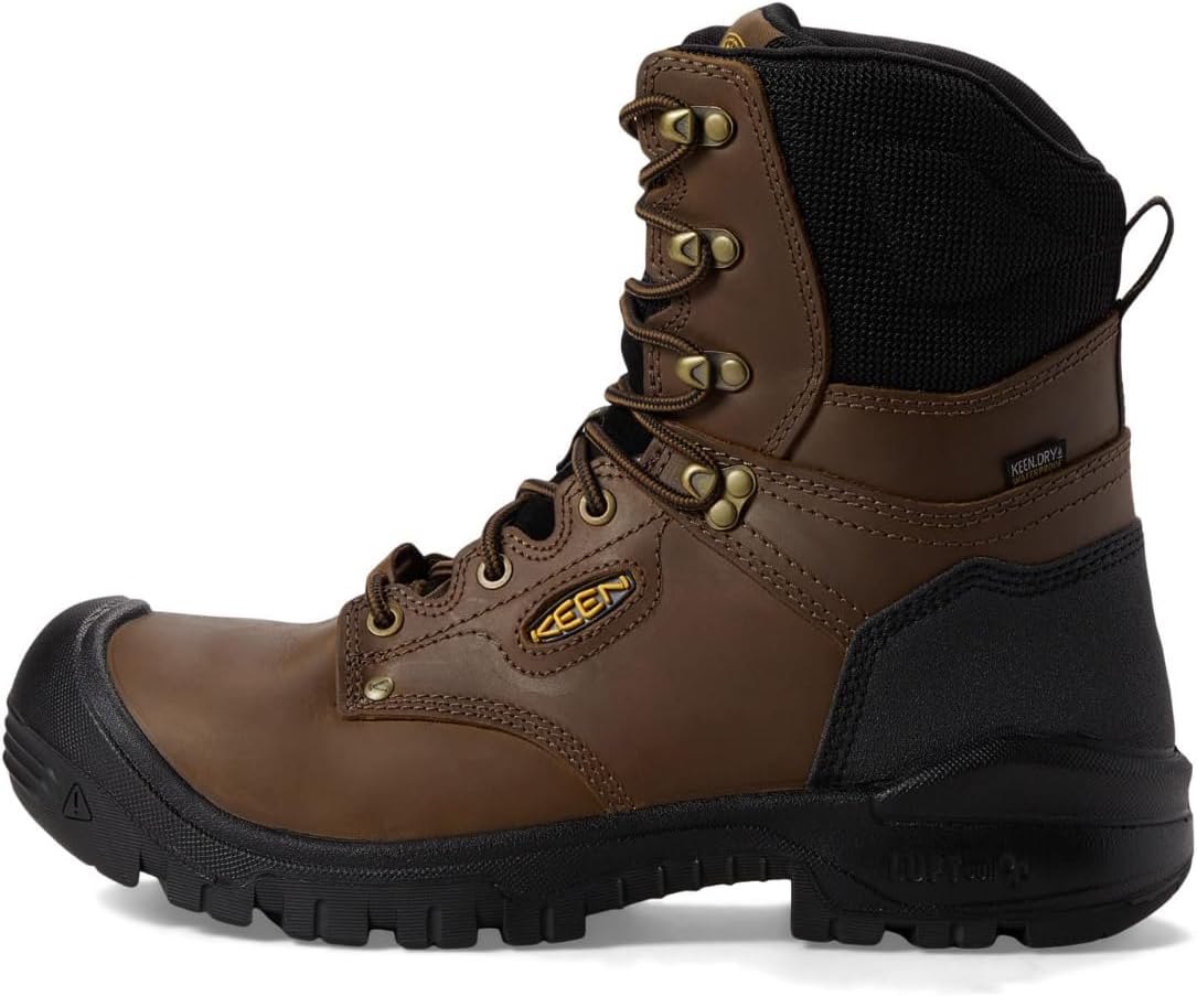 

Мужские рабочие ботинки KEEN Utility Independence 8" с кожей, водонепроницаемые, с композитным носком, черный