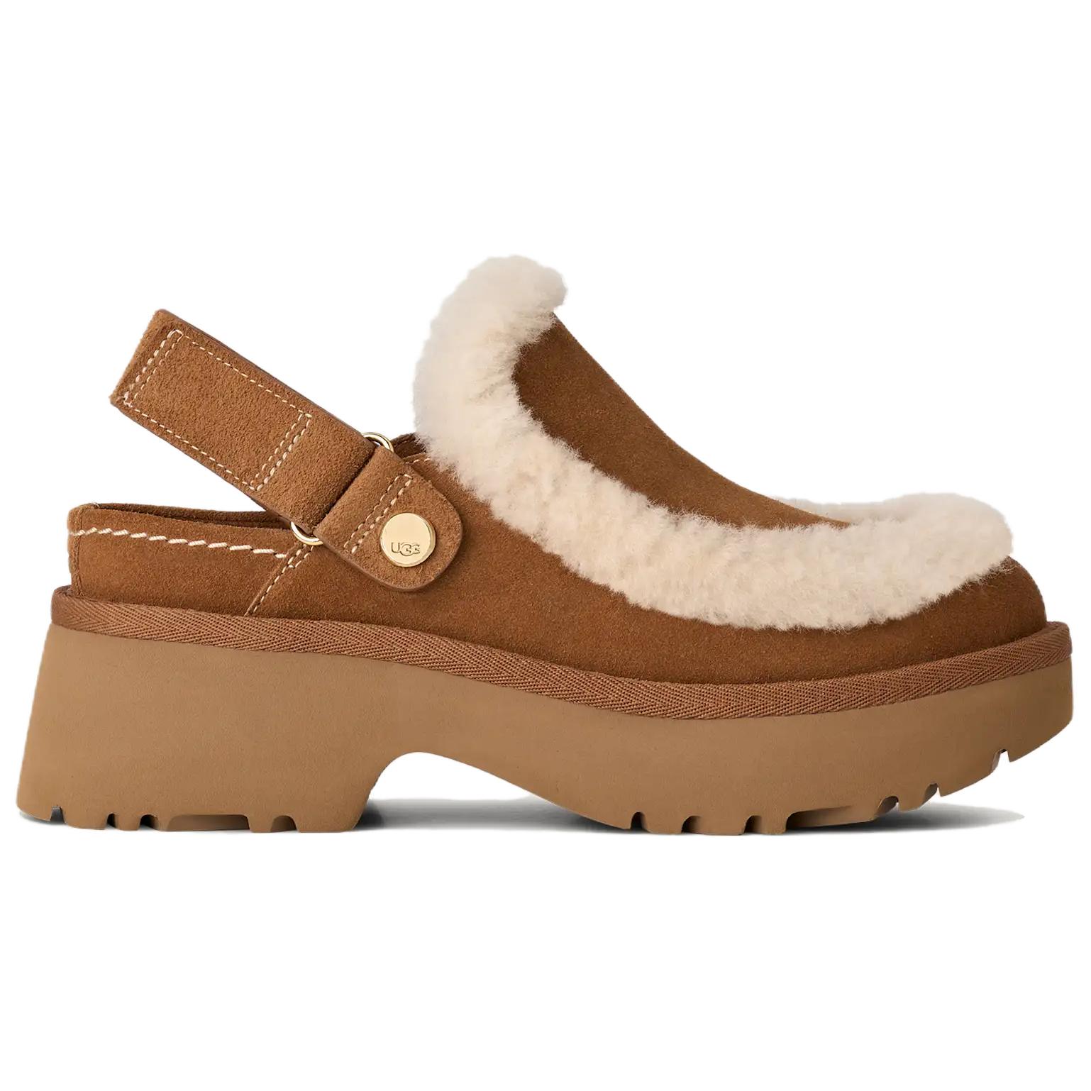 Женская обувь UGG Esmee Clog Casual Shoes 5cm Women's Chestnut, цвет Chestnut — фото 2
