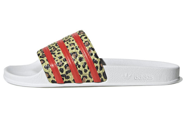 Тапочки originals adilette slides slippers white Adidas, белый — фото 2