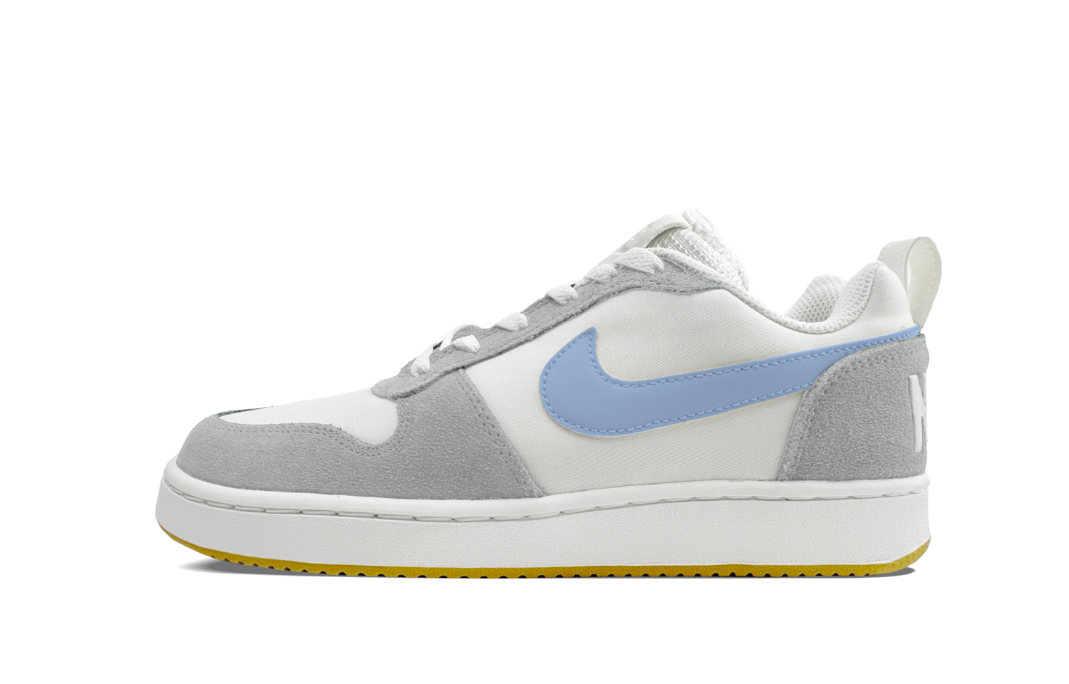 

Nike Кроссовки для скейтбординга Court Borough PRM мужские низкие серый/синий/белый