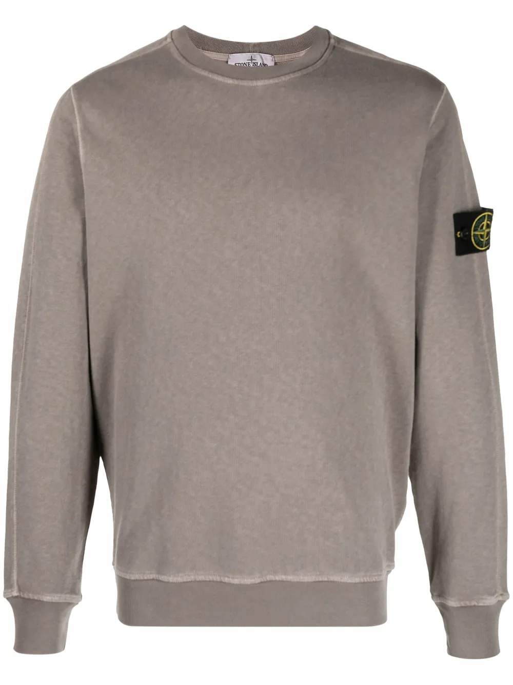 

Толстовка с нашивкой Compass Stone Island, серый