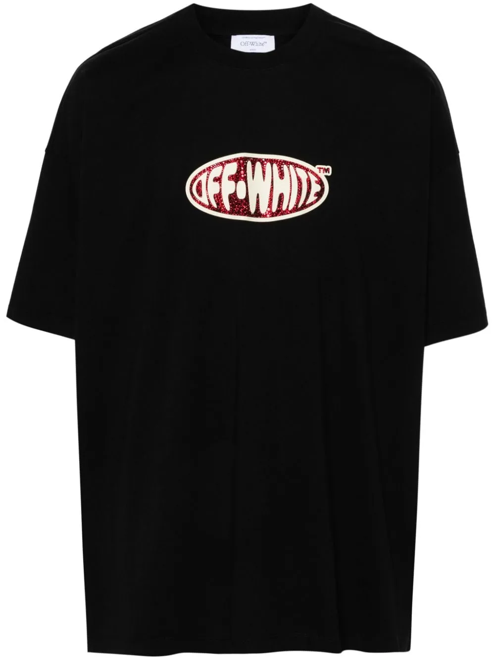 

Футболка с логотипом OFF-WHITE, черный