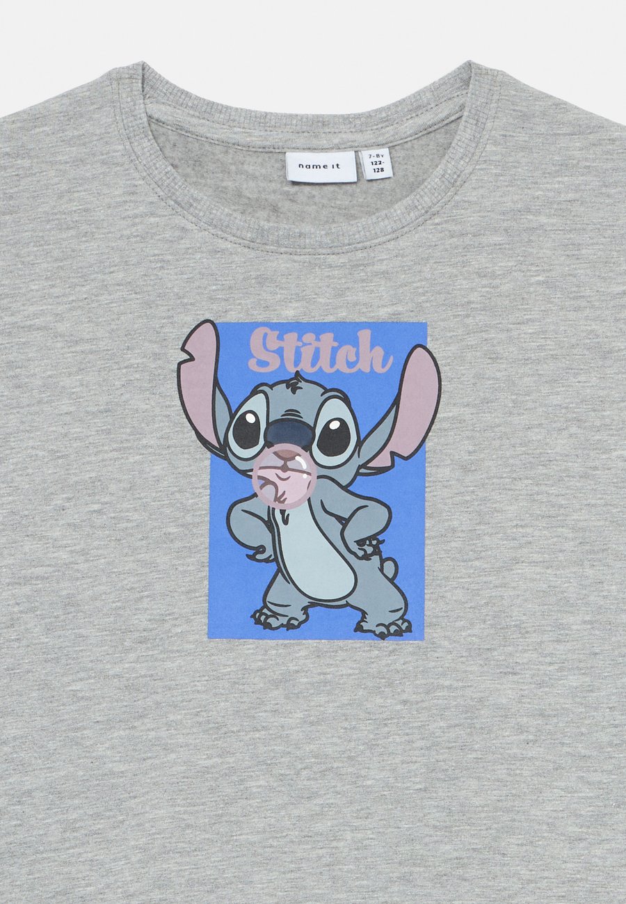 Толстовка Name it NKFAKIRA STITCH RLX BRU WDI, Grey Melange/Mottled Grey — фото 3