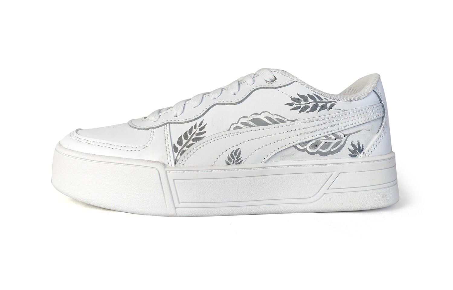 

Кроссовки Puma Skye Skateboarding Shoes Women's Low-top White/black, белый