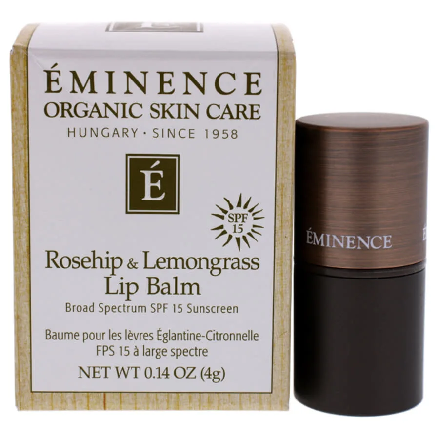 Бальзам для губ с шиповником и лемонграссом SPF 15 от Eminence для унисекс - 0,14 унции