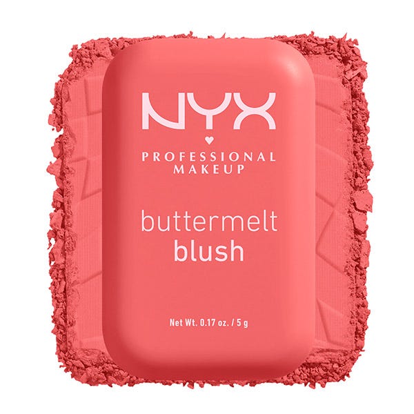 Пудровые румяна NYX PROFESSIONAL MAKE UP Buttermelt Blush, FEELING BUTTA — фото 4