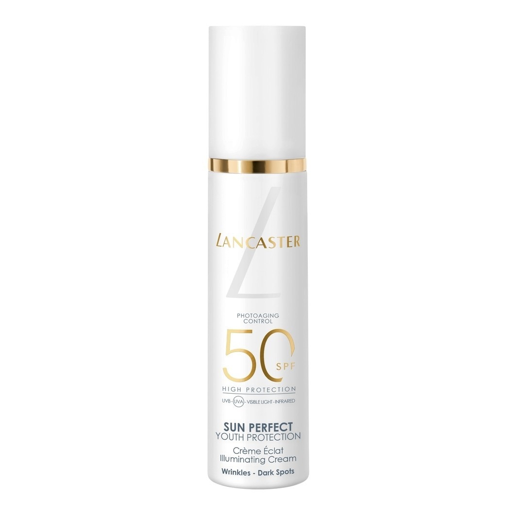 

Солнцезащитный крем sun perfect infinite glow illuminating cream spf 50 Lancaster, объем 50 мл