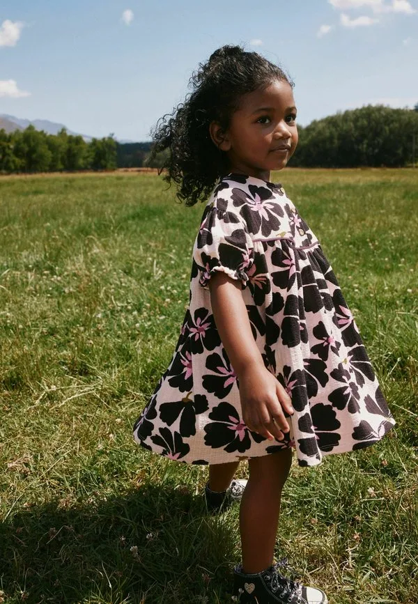 Трикотажное платье Next, Monochrome Floral