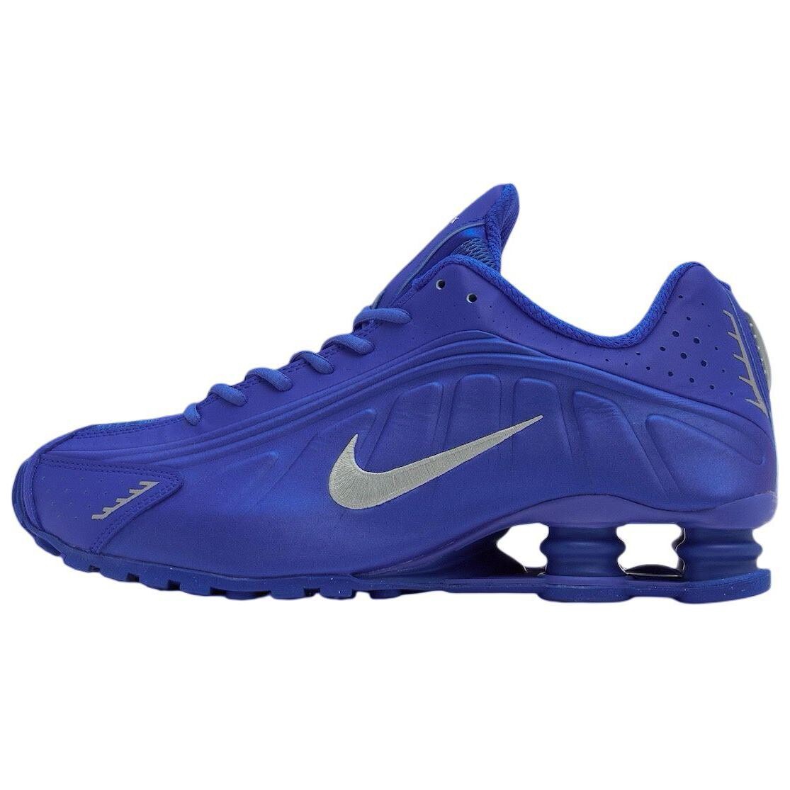 

Кроссовки Nike Shox R4 Racer Blue Metallic Silver Women's, синий