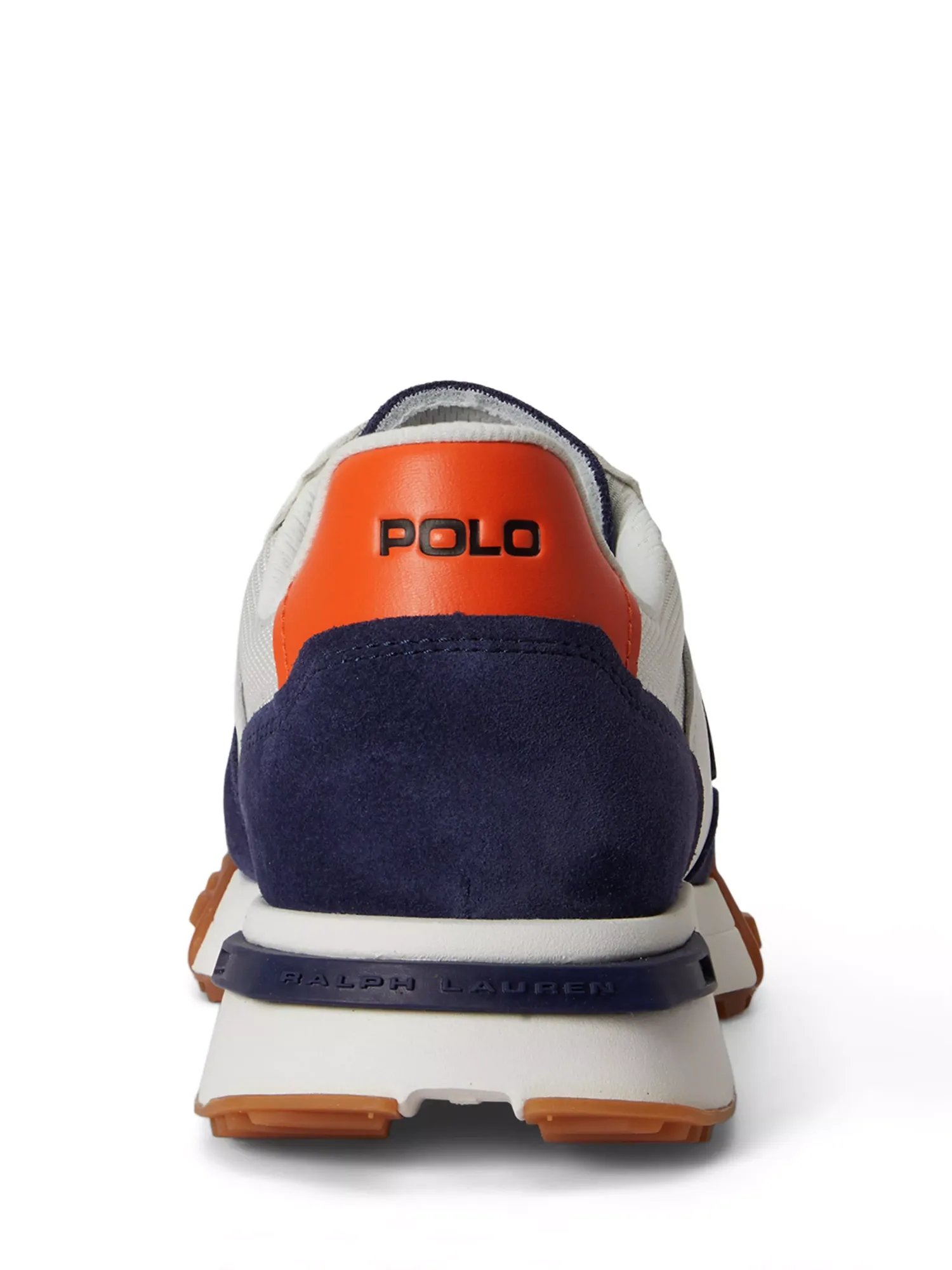 Кроссовки Polo Eldridge с замшевыми вставками, темно-синие/оранжевые Ralph Lauren — фото 4
