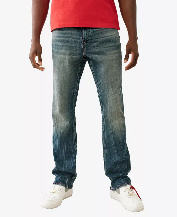 

Мужские прямые джинсы Ricky Flap True Religion, синий
