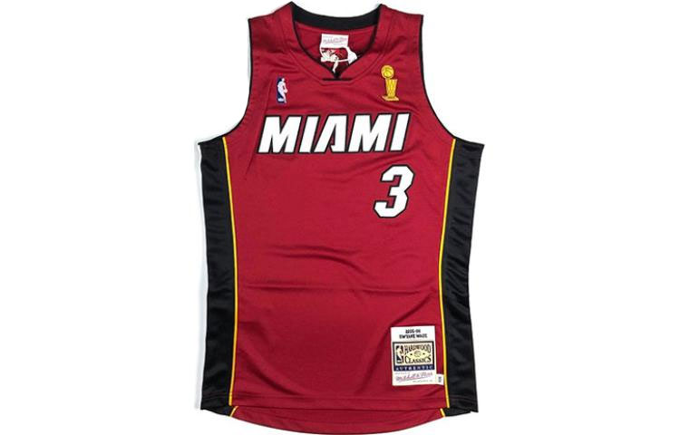 

Майка 'NBA Miami Heat 2005 Dwyane Wade' альтернативная финальная Mitchell & Ness, красная коробка