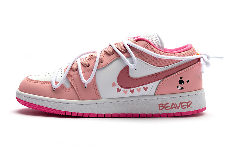 

Кроссовки Air Jordan 1 Vintage Basketball Shoes Women's Low-Top Pink