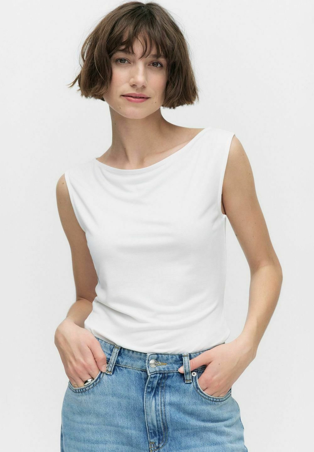 

Топ LUELLA BOAT NECK STOCKH LM Studio, кремовый
