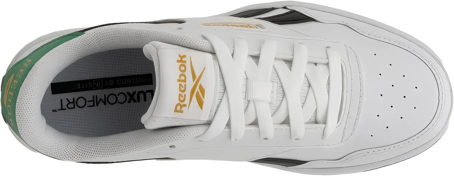 Кроссовки Reebok Court Advance унисекс для взрослых, белый/черный/зеленый — фото 4
