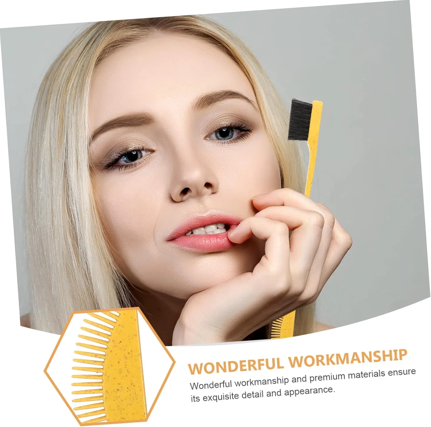Набор кистей для бровей Beaupretty 4 штуки двухсторонние — фото 4
