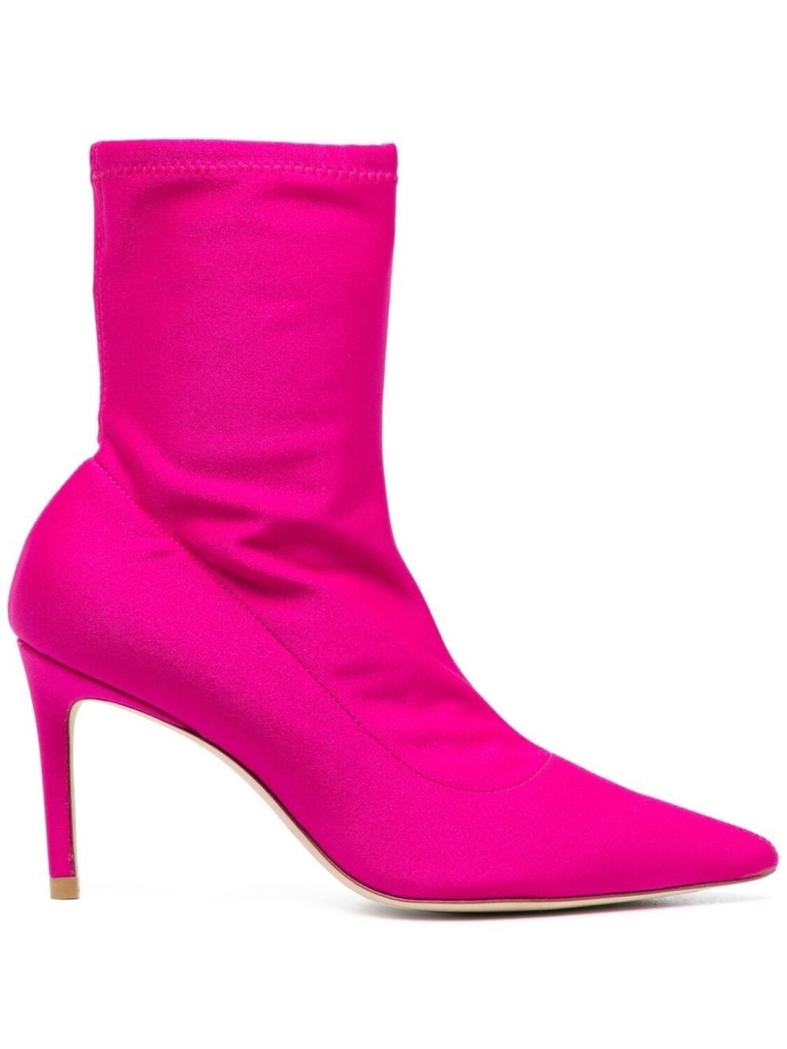 Stuart Weitzman ботильоны-носки на каблуке, розовый