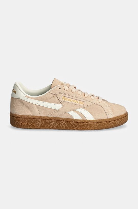 Замшевые кроссовки Club C Grounds, Великобритания Reebok Classic, оранжевый — фото 2