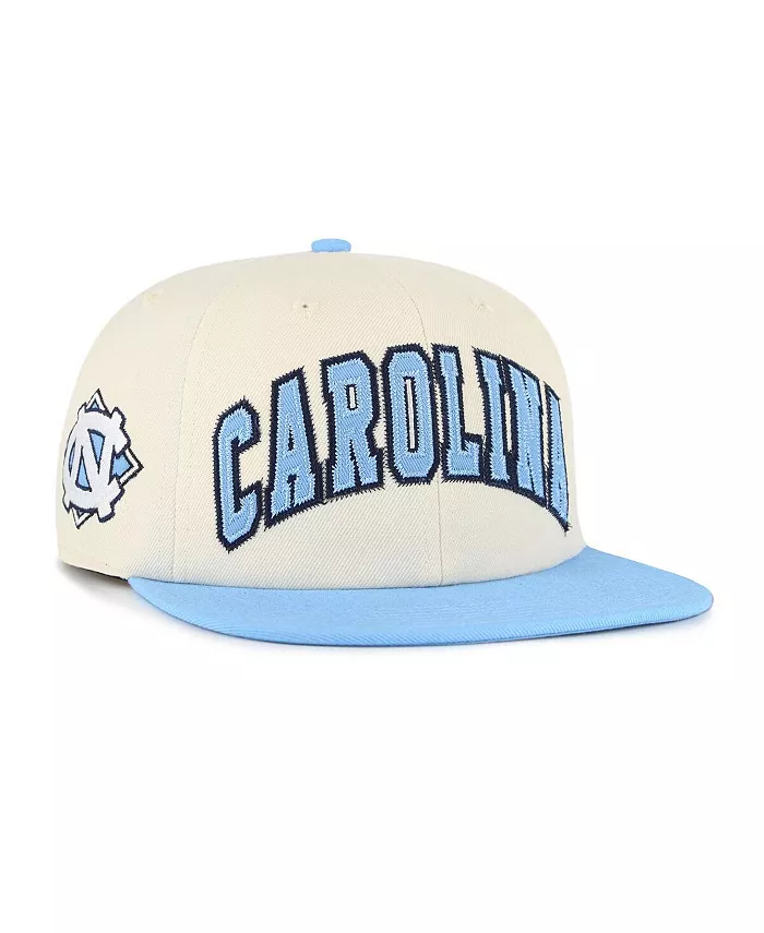 

Мужская и женская регулируемая кепка North Carolina Tar Heels Crossover Off Hand Captain '47 Brand
