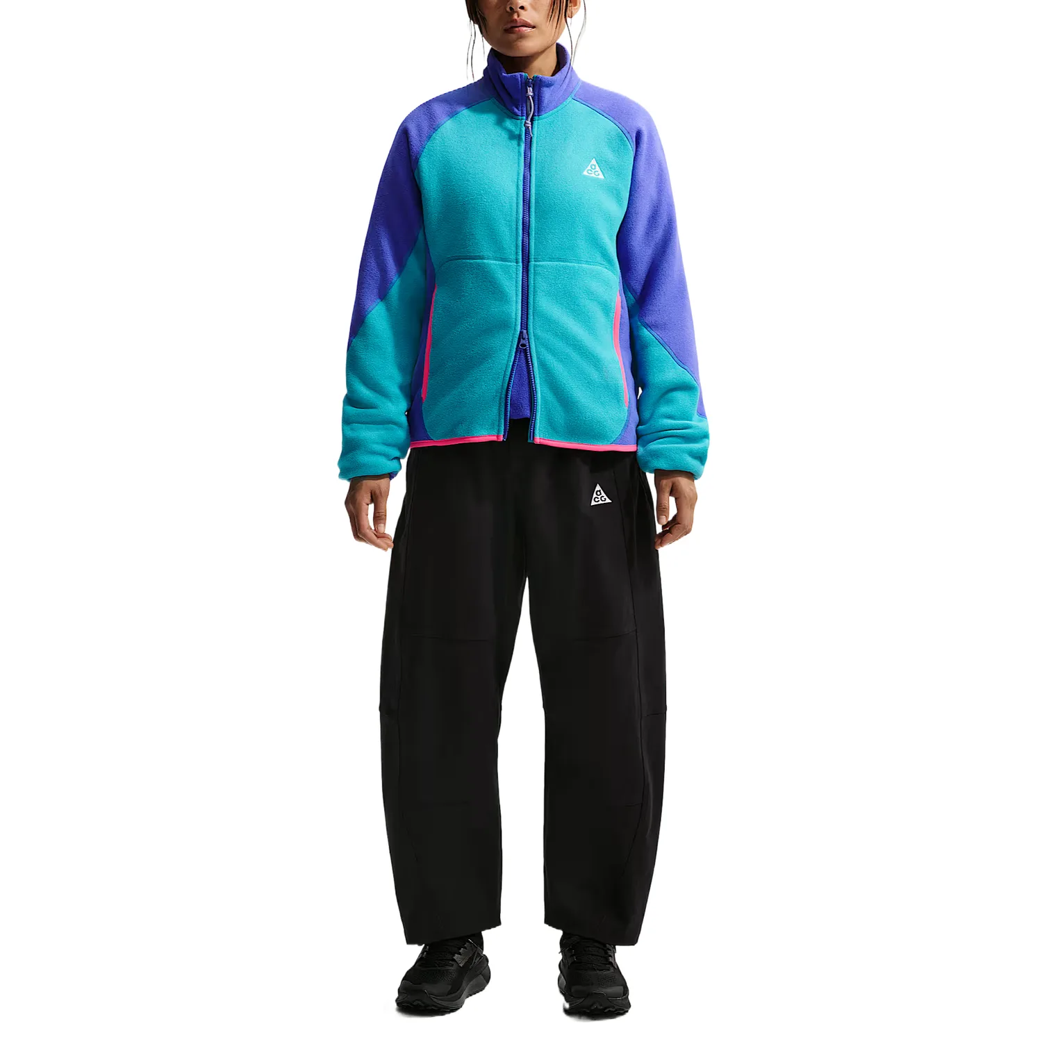 Куртка ACG Wolf Tree Unisex Nike, cactus зеленый/persian фиолетовый/transparent розовый/mountain белый — фото 3