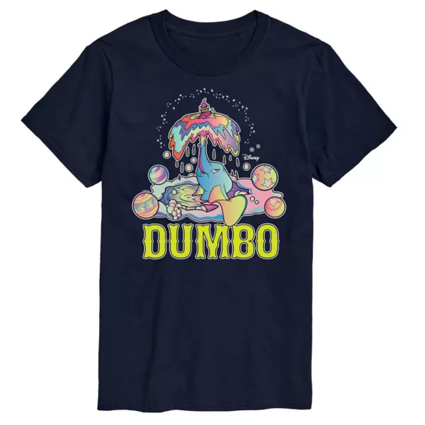 

Мужская футболка с психоделической графикой Dumbo Disney, синий