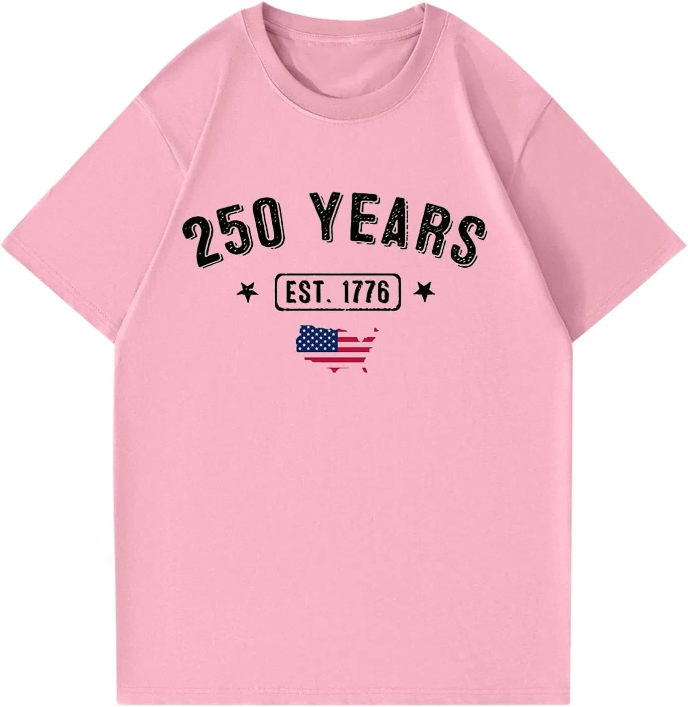 Футболка женская с патриотическим принтом, полиэстер, 2-pink — фото 3