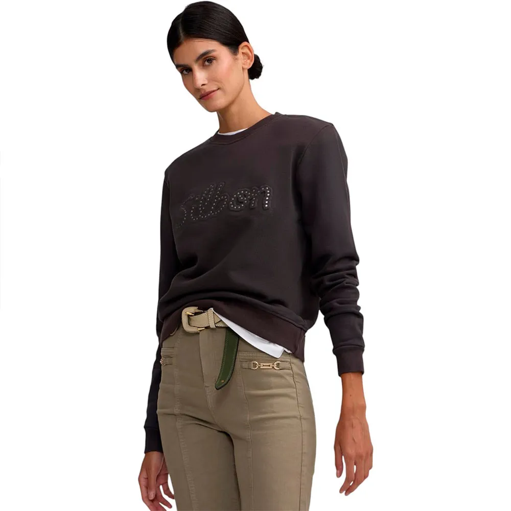 

Толстовка Silbon Studded, коричневый