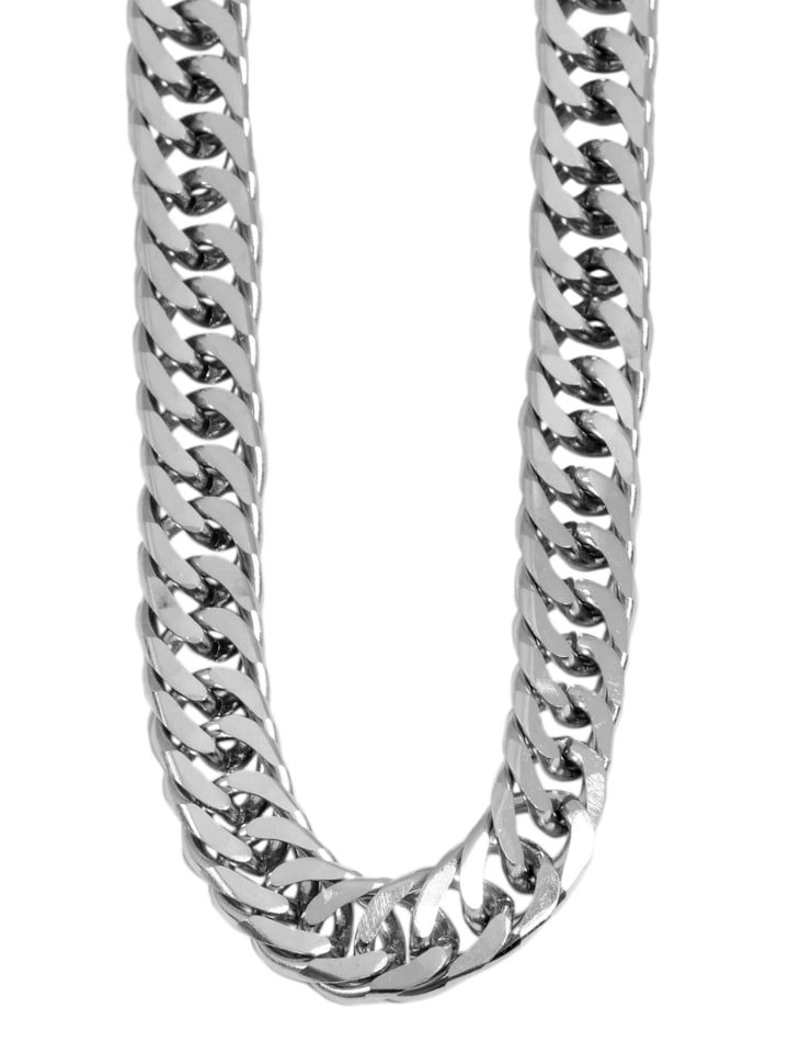 

Adeliás Мужское ожерелье из нержавеющей стали, 60 см, серебристого цвета